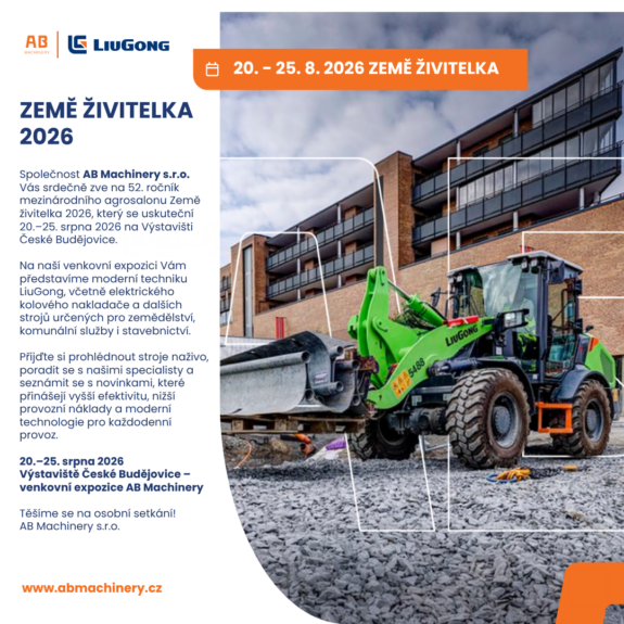 AB Machinery bude vystavovat na Země živitelce 2026