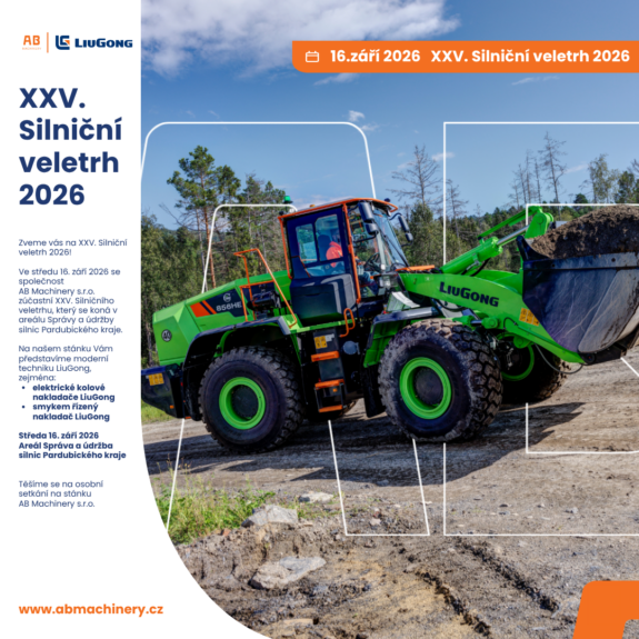 AB Machinery bude vystavovat na XXV. Silničním veletrhu 2026